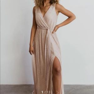 Baltic Born Champagne Helen Tank Dress Size Large